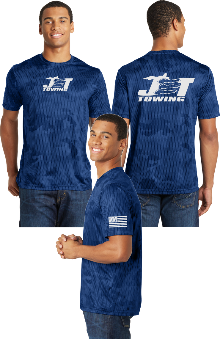 Jet Towing Reflective Tee - Camo Poly Tee - Blank