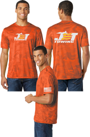 Jet Towing Reflective Tee - Camo Poly Tee - Gold
