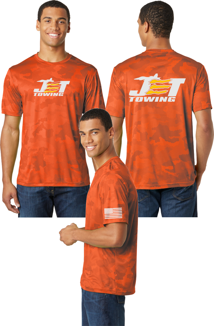Jet Towing Reflective Tee - Camo Poly Tee - Gold
