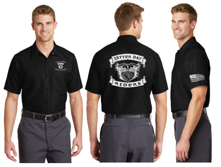 Latter Day Riders - Custom Mechanic Shirts