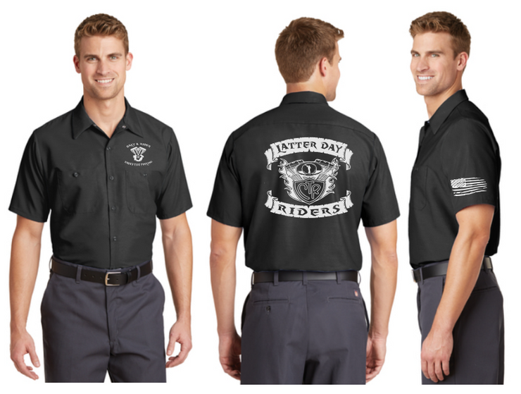 Latter Day Riders - Custom Mechanic Shirts