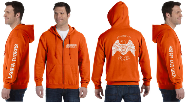 LR-347 Reflective Zippered Hoodie