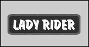 1 x 3.5 inch Patch - Lady Rider B