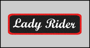 1 x 3.5 inch Patch - Lady Rider C