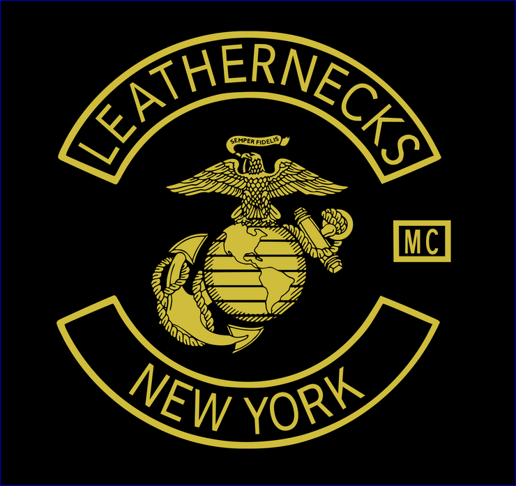 Leathernecks NY  Reflective Tee - Dry Blend 50% Cotton - 50% Poly