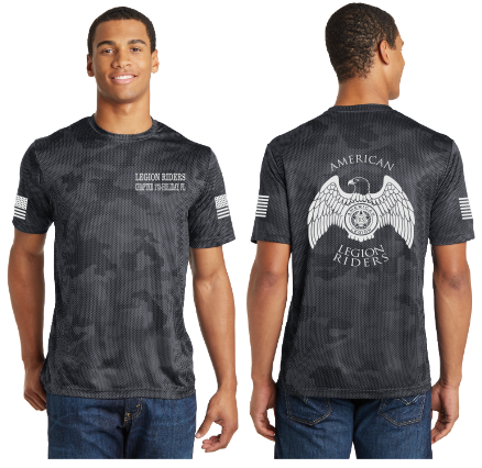 LR - 173  Camo Tee - 100% Polyester
