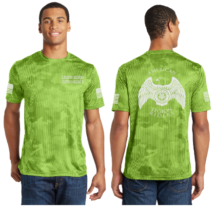 LR - 173  Camo Tee - 100% Polyester