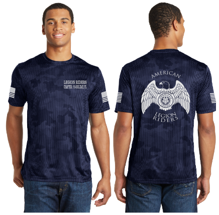 LR - 173  Camo Tee - 100% Polyester