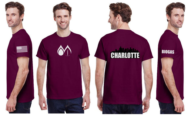 Montross Biogas Reflective Tee - 100% Cotton