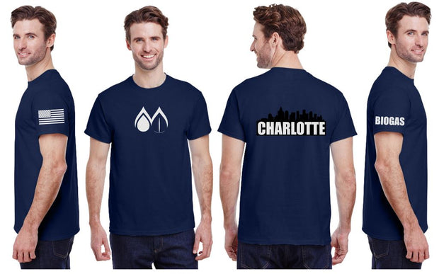 Montross Biogas Reflective Tee - 100% Cotton