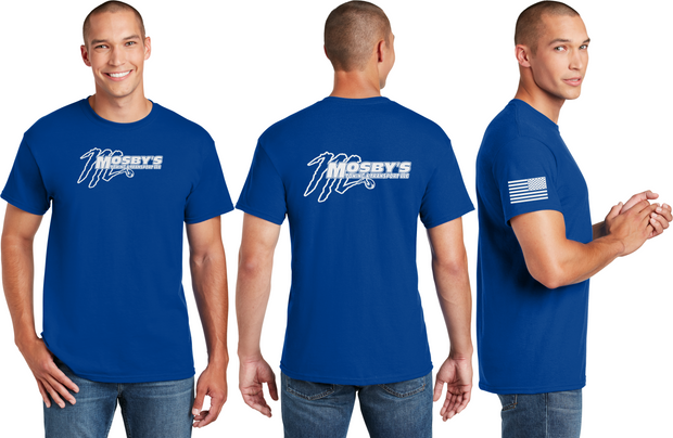Mosby's Reflective Tee - Dry Blend 50% Cotton - 50% Poly