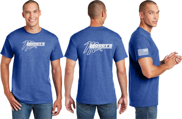 Mosby's Reflective Tee - Dry Blend 50% Cotton - 50% Poly