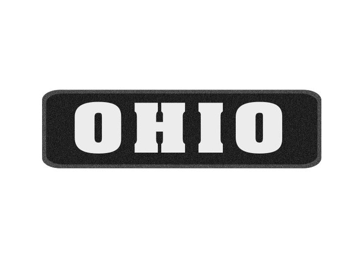 10 x 3 inch Sew on Patch - Ohio