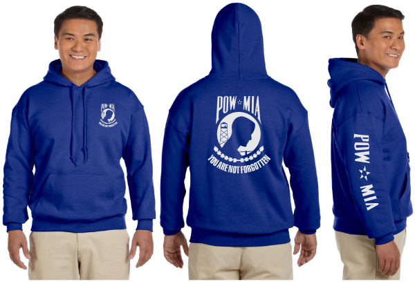 POW MIA Reflective Hoodie - Pullover