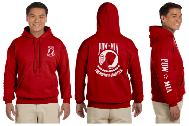 POW MIA Reflective Hoodie - Pullover