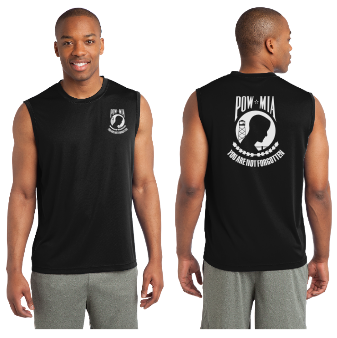 POW MIA Sleeveless - 100% Polyester