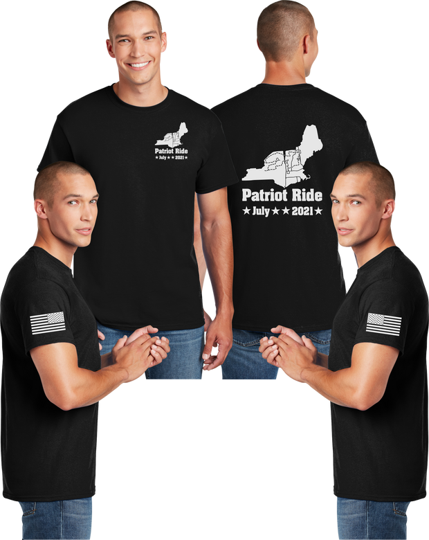 SCHOG Patriot Ride Reflective Tee - Dry Blend 50% Cotton - 50% Poly