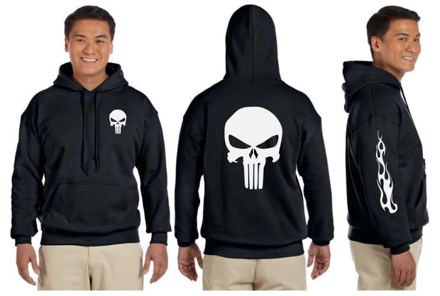 Punisher Reflective Hoodie - Pullover