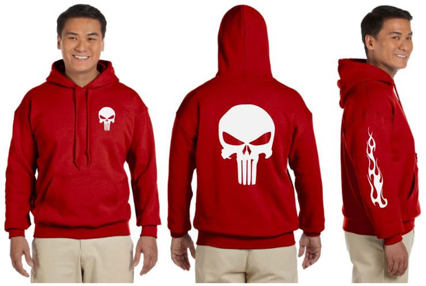 Punisher Reflective Hoodie - Pullover