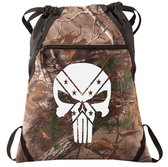 Rebel Punisher Camo Backpack