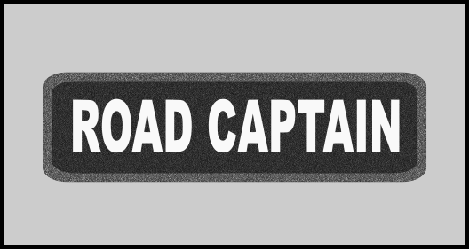 1 x 3.5 inch Patch - Road Captain