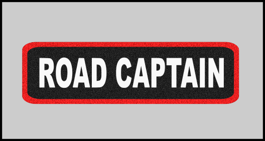 1 x 3.5 inch Patch - Road Captain