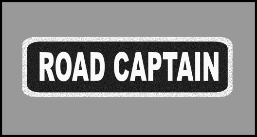 1 x 3.5 inch Patch - Road Captain
