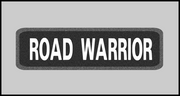 1 x 3.5 inch Patch - Road Warrior