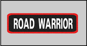 1 x 3.5 inch Patch - Road Warrior