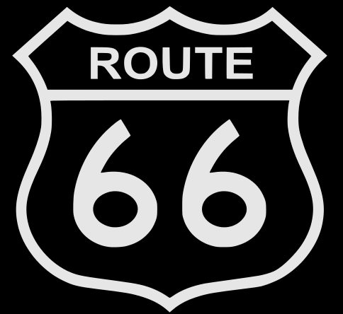 Route 66 Reflective Tee - 100% Polyester