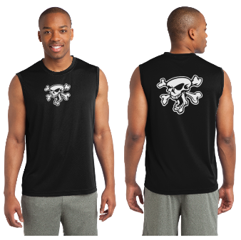 Screaming Skull Sleeveless - 100% Polyester