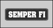 1 x 3.5 inch Patch - Semper Fi