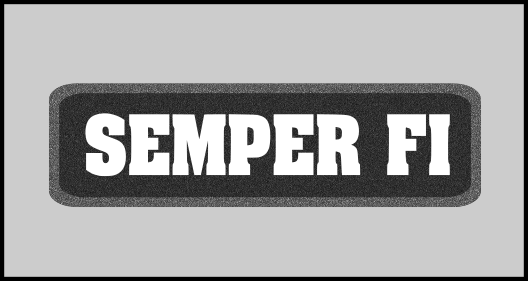 1 x 3.5 inch Patch - Semper Fi