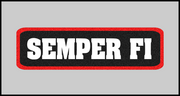 1 x 3.5 inch Patch - Semper Fi