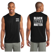 Black Bikes Matter Reflective Sleeveless - 100% Polyester