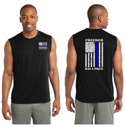 Thin Blue Line Sleeveless - 100% Polyester