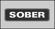 1 x 3.5 inch Patch - Sober