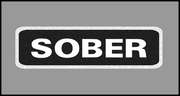 1 x 3.5 inch Patch - Sober