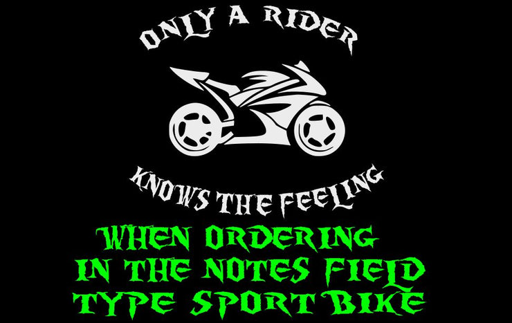 Latter Day Riders Sport Bike Front Option