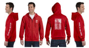 Stand For The Flag Reflective Hoodie - Zippered