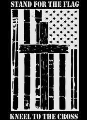 Stand For The Flag Reflective Tee - 100% Polyester
