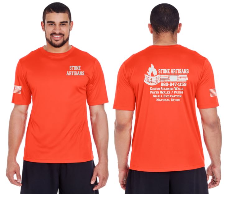 Stone Artisans Reflective Tee - 100% Polyester