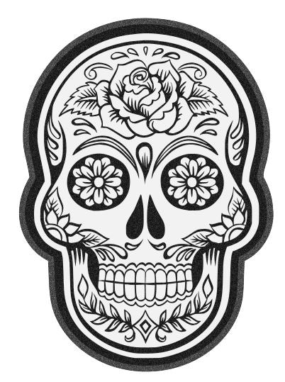 6.5 x 5 inch Sugar Skull Patch