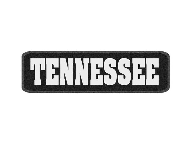 10 x 3 inch Sew on Patch - Tennessee