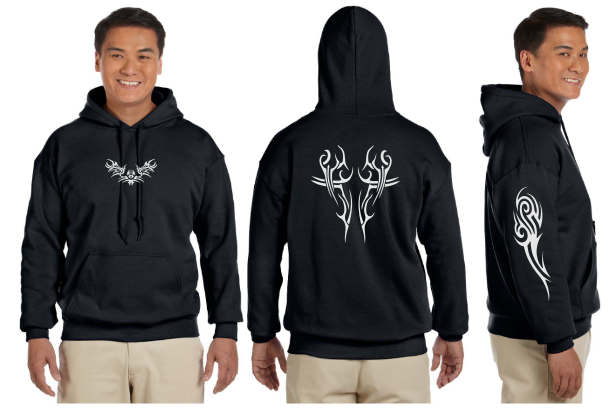 Tribal Reflective Hoodie - Pullover