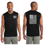 USMC Veteran Flag Reflective Sleeveless - 100% Polyester