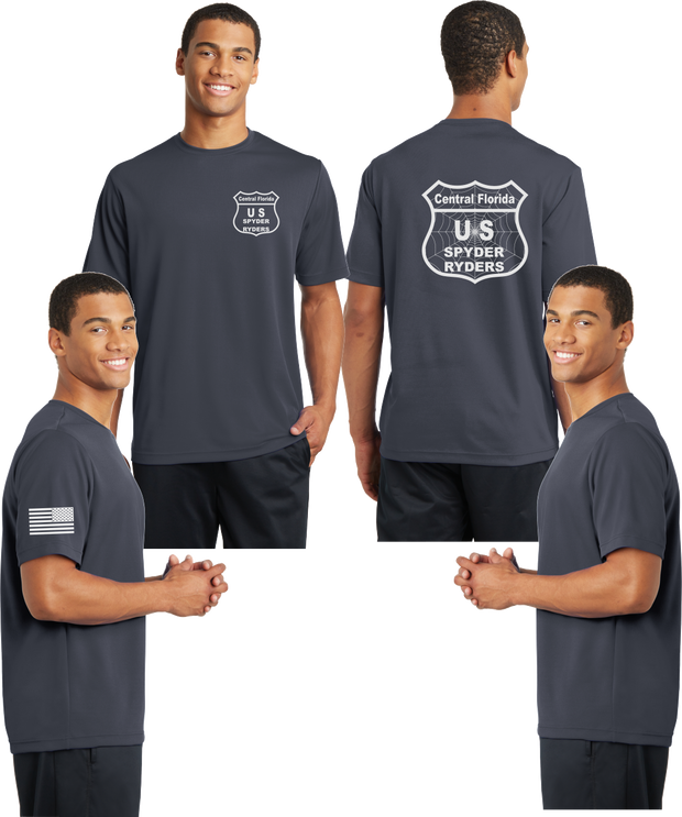 Central Florida Spyder Ryders Reflective Tee - 100% Mesh Polyester