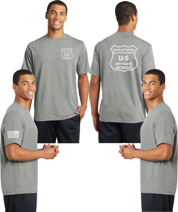Central Florida Spyder Ryders Reflective Tee - 100% Mesh Polyester