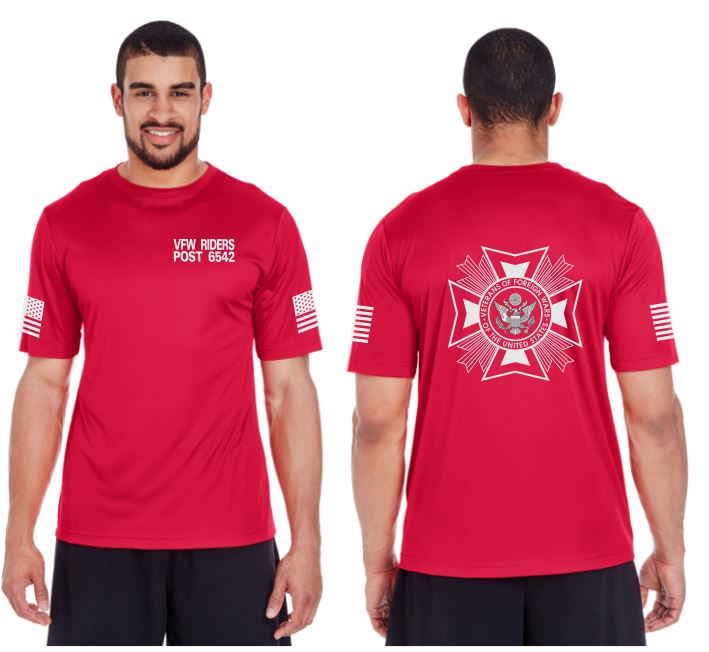 Post 6542 Reflective Tee - 100% Polyester