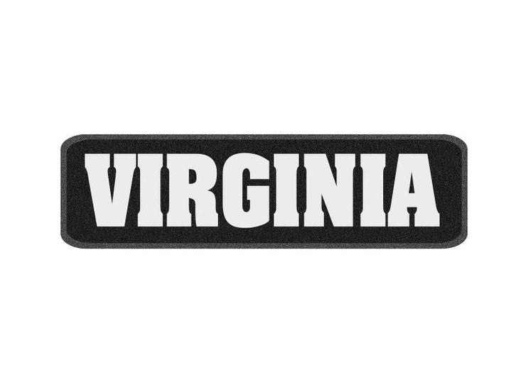 10 x 3 inch Sew on Patch - Virginia